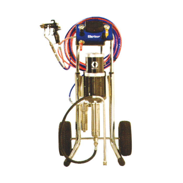Air-assisted high-performance spray machine (finishing type)