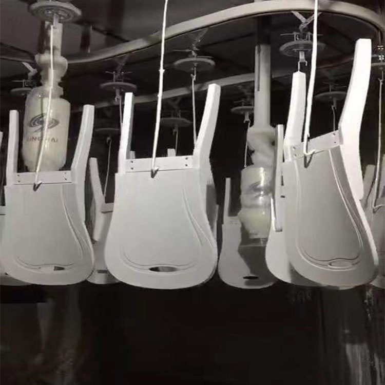 Dining table and chair spraying