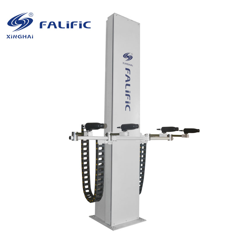 Automatic gun full stroke-side spray machine