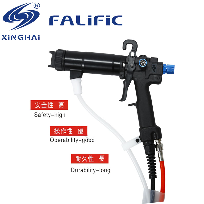 Handheld electrostatic spray gun